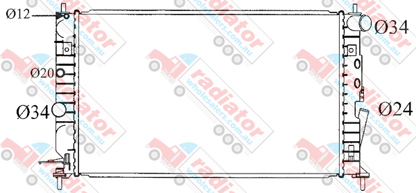 RW027210A Radiator